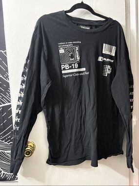 XL Playboy Graphic Long Sleeve Tee